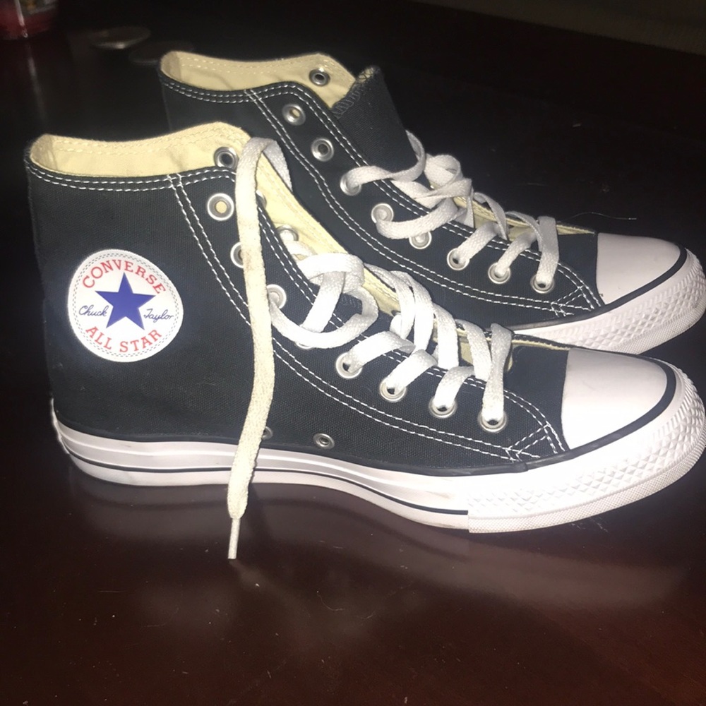 Black High-Top All Star Converse